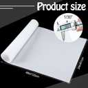 Pushglossy 2 Pcs 48" x 24" x 1/30'' Flexible Translucent PE Plastic Sheet Translucent Polyethylene Plastic Stencil Template Sheet for DIY Art Craft, Silhouette, Template Material
