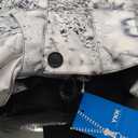 GSOU SNOW Women's Ski Jackets and Pants Set Snowboarding Snowsuit Snow Coat Hooded Waterproof Windproof (Medium, Dark Blue Black)