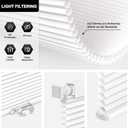LazBlinds Cordless Cellular Shades, No Tools No Drill Light Filtering Honeycomb Shades Pleated Blinds for Windows, 31.5'' W x 48'' H, White
