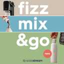sodastream Fizz & Go Cool - All Metal Bottle (Storm) Carbonating Bottle Capacity, 0.9L