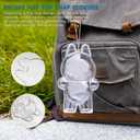 2 x Clear Acrylic Protective Case for 17cm Doll - Protective Display Cover for Blind Box Figures, Dust-Resistant Doll Storage Box, No Doll Included (Standing)