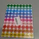 Garage Sale Price Stickers, 2000 Pieces Yard Sales Sticker 3/4 Inch Round Price Tags Labels, Multiple Denominations, Bright Colors