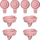 8PC Upgraded M9 Breast Pump Replacement Part, Including 4pcs Duckbill Valve and 4pcs Double-Layed Diaphragms for Mom cozy Upgraded Mobile Flow | Upgraded M9, Valve, Diaphragms, 8PC Red