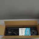 Industrial Double Curtain Rod for Windows 31 to 95 Inch, 1 Inch Heavy Duty Wrap Around Dual Curtain Rods, Adjustable Black Double Window Rods Telescoping for Windows, Living room, Sliding Glass Door