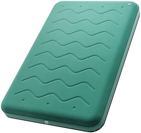 QPAU Twin Size Air Mattress Camping Pad – 9” Thick R8–10 Insulated Inflatable Mattress with Foam Comfort & Foot Pump, Twin Air Mattress for Camping, Road Trips, and Home Guests (Full Size)