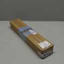 2 Pack Brown Curtain Rods for windows 32 to 48 inch, 5/8 inch Splicing Heavy Duty Metal Curtain Rod Set with Brackets, Brown 