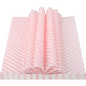 EUSOAR Sandwich Wrapping Paper, 100 Sheets 11.8" x 11.8" Deli Food Paper Sheets, Grease Resistant Precut Food Basket Liner Baking Parchment Papers Sheet for Party, Festival and Outdoors Wrapping