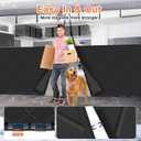 Car Garage Door Insulation Kit Fits 9x8FT, Magnetic Thermal Insulated Door Curtains for Winter with Clear Window, Garage Door Cover Blanket Panels Screen for 1 Car Garages