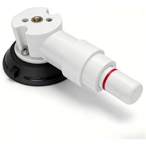 3"Camera Suction Cup Mount Camera Suction Mounting Vacuum Suction Mount Glass Sucker for Action Camera Car Holder Mount Base Mobile Stand Base for Tripod,Monopod,Windshield,Car Dash (White G1/4thread) (Black)