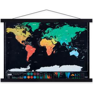 Benjia 24x36 24x18 24x30 Poster Frame, Magnetic Wood Frame Frames for Photo Picture Canvas Artwork Wall Hanging (1 Pack, 24", Black), 24L" x 0.7W"