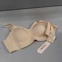 OEAK Womens Wireless Jelly Bras Comfortable Push Up Bra No Underwire Gel Bra Full Support Lift Everyday Seamless Tshirt Bras (Medium, Beige)
