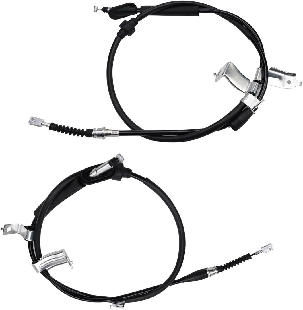 2Pcs Parking Brake Cable Rear Left and Right fits Civic 1992-2000, Acura Integra 1994-1999 Replaces C94405, C94420, 47560-S04-932, 47510-SR4-933