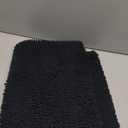 LuxUrux 2 Piece Bathroom Rug Set - Premium Plush Bath Mat Shower Rugs, 1" Chenille Microfiber, Non-Slip & Absorbent, Soft & Cozy, Durable Stylish (16x24 inches, Charcoal)