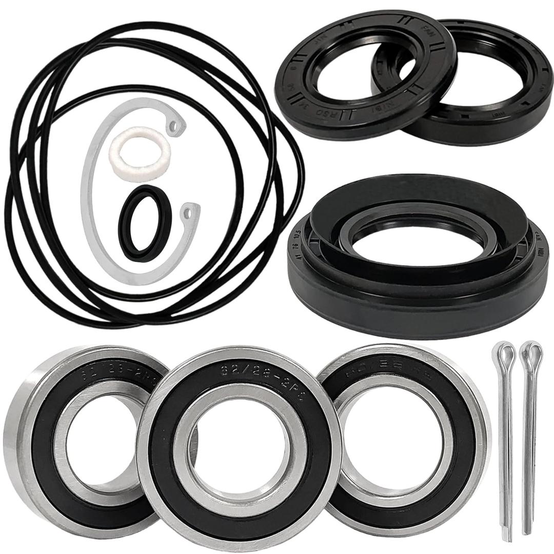 Rear Axle Wheel & Brake Drum Bearing Seals & O-Ring Kit Compatible for Honda Foreman 400 450 500 Rubicon 500 Rancher 350 400 1997-2013