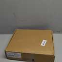 BESy 12 Inch Rain Shower Head, 12" Square Rainfall & High Pressure Stainless Steel Bath Shower Head, 1/16" Ultra Thin, Waterfall Full Body Coverage with Silicone Nozzle, Non Fingerprint Brushed Finish