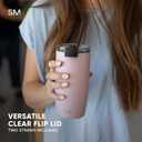 Simple Modern Voyager Tumbler with Flip Lid | Travel Coffee Mug | Insulated Stainless Steel Cold Brew Iced or Hot Coffee Cup | Gifts for Women Men Her Him | 12oz, Forest