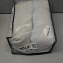 Pinch Pleat Extra Long 120 Inch Blackout Curtains for Living Room 2 Panels Set 100% Black Out Flax Burlap Natural Beige Cream White Pleated Drapes Room Darkening Luxury High Ceiling Windows Curtain