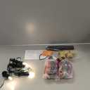 Jumbo C9 Christmas Pathway Lights Outdoor - 8.5 Feet 5 LED C9 Walkway Light, C7 Light Covered Jumbo Multicolor Bulb Christmas Lights Outdoor Decorations for Lawn Holiday Outside Yard Garden (1 Pack)