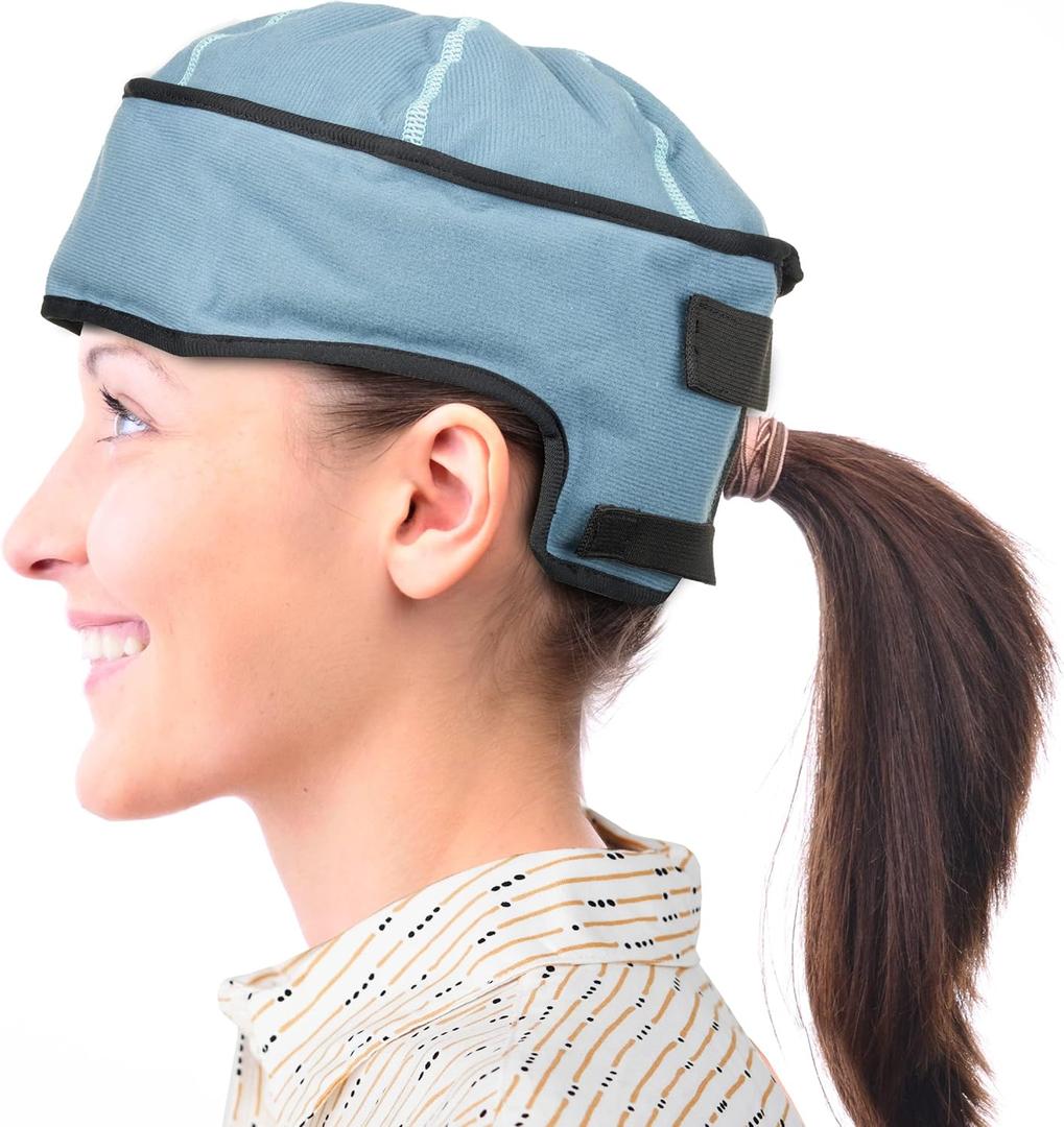 Cold Cap for Chemotherapy Patients by NatraCure - Essential for Any Chemo Care Package for Women or Men, Comfort Items Chemo Patients, Chemotherapy Must Haves for Women - 762-NC001- One Size