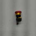 STARELO 22MM 1NC Red Mushroom Emergency Stop Metal Latching Push Button Switch Normally Closed Safety Stop Switch 10A 660V IP54LA36MA-01ZS.