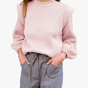 PRETTYGARDEN Fall Sweaters for Women 2025 Long Sleeve Crewneck Blouses Dressy Casual Ribbed Striped Knit Pullover Jumper Tops S