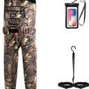 Trudave Chest Waders for Men & Women Waterproof,Fishing Neoprene Waders,Hunting Waders with Boots (M9/W11, New-Reed-Grass)