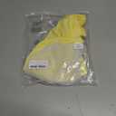 BAIGRAM Women Sleeveless Y2K Beaded Buckle One Shoulder Crop Tank Tops Asymmetric Ruched Slim Fit Summer Boho Going Out Tops Yellow (M)