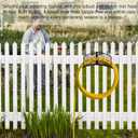 Gardenised Metal Wall-Mount Elegant Scrollwork Hose Holder Heavy-Duty Outdoor Hanger and Water Hose Organizer with Sturdy Reel Hooks & Screws for Yard Lawn Garden Patio Landscaping and Home Use