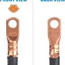 iCrimp AP-50BI Battery Cable Ring Terminal Crimper for 8, 6, 4, 2AWG Copper Cable Lugs, Heavy Duty Wire Lugs and Battery Cable Ends