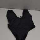 ESONLAR Women's Sexy Plunging V Neck Bathing Suit Open Back One Piece Swimsuits. Size M.