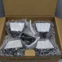 Solar Lights Outdoor - 3000LM 188 LED Motion Sensor Outdoor Lights, 4 Heads IP65 Waterproof Powered Security Flood Lights, 270Wide Lighting Angle Wall Light with Sensors for Backyard (4 Pack)