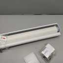 Persilux Cordless Zebra Blinds for Indoor Windows, Light Filtering Sheer Shades, Upgraded Cassette, Dual Layers Light Control for Day and Night for Office, Easy to Install (36" Wx64 H, Linen Cream)