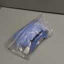 Girls Swimsuit 3 Piece Bathing Suit Criss Cross Bikini Set Girls' Swimwear with Shorts 7-16T (7-8 Years, Blue)