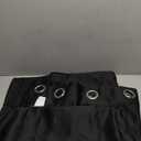 Blackout Curtains 63 Inch Length 2 Panels Set, Thermal Insulated Long Curtains& Drapes 2 Burg, Room Darkening Grommet Drapes for Bedroom Living Room Window (Black, W52 x L63 Inch)