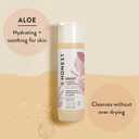 The Honest Company 2-in-1 Cleansing Shampoo Body Wash Gentle for Baby, Naturally Derived Tear-free, Hypoallergenic, Sweet Almond Nourish, 18 fl oz