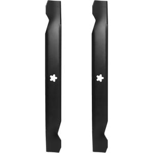 138498 532138971 Lawn Mower Blades Set 42 inch Deck Compatible with Craftsman LT1000 Husqvarna YTH18542, Poulan, Snapper, Sears Replaces for 127843, 138971, 532127843, 532138498, 2 Pack