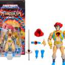 Masters of the Universe Origins & Thundercats Action Figure Lion-O, 1980s Crossover Toy, 5.5 Inch Posable, Removable Armor, Accessory & Collector Card