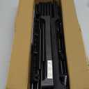 SONGMICS Shoe Rack, 2-Tier Shoe Organizer, Metal Storage Shelf, Upright or Upside Down, for 15-18 Pairs, Stackable, for Entryway, 11.8 x 46.1 x 14.6 Inches, Black ULSA032B01