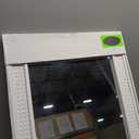 Rectangle White Rattan and Cane Mirror (18x1.25x23.75) 