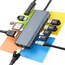 New for Microsoft Surface Docking Station 11-in-1 Surface Dock 2 4K@60HZ HDMI USB C Travel Dock for Microsoft Surface Pro 12/11/10/9/8/X/7/6/5/4,Surface Laptop 6/5/4/3/2/1,Laptop Go 3/2/1,Surface Book (Blue)