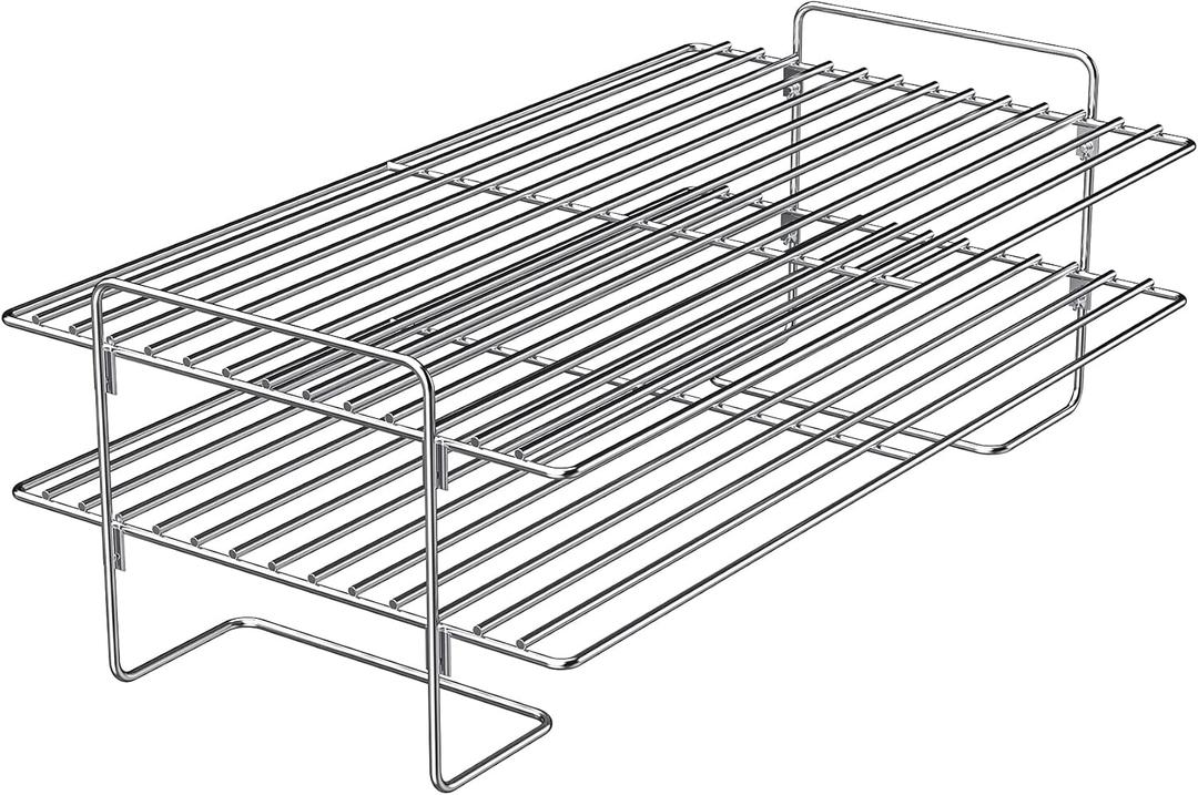 Stanbroil 17 Inch Universal Stainless Steel Smoke Shelf/Warming Cooking Rack Replacement for Traeger and other Wood Pellet Grills/Gas Grills