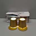 2 Pack Cordless Table Lamps, 3 Colors Stepless Dimming, 5000mAh Rechargeable Battery LED Desk Lamp for Bedroom/Couple Dinner/Desk/Cafe/Dining Room/Terrace