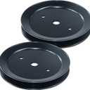 2 Pack 197473 Pulley Replaces 532197473, 532195945, 195945, 21546446 for Husqvarna 42" 46" YTH22V46, YTH18542, YTA18542, YTH20K46, YTH21K46, Craftsman YT3000, YT4000, YS4500, LT2000 Mowers