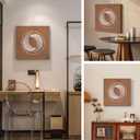 3D Textured Wall decor, brown geometric sandstone texture images,16x16Inch