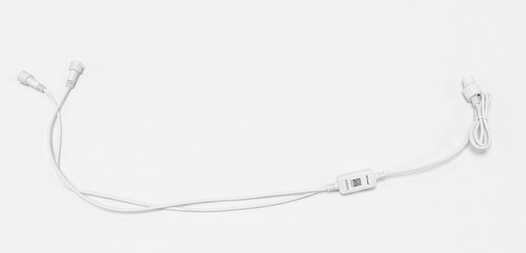 POOFZY HCP045 Controller, Compatible RGB+IC Permanent Outdoor Lights, One-to-Two White