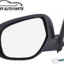 Left Driver Side Rearview Power Heated w/Signal Replacement for 2014-2019 Mitsubishi Outlander Door Mirror 9-Pins 7632B353 7632B413XA 7632C567 Black