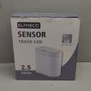 ELPHECO Bathroom Trash can Motion Sensor, Automatic Garbage can, Slim Plastic Smart Trash Bin with Lid, Commercial Intelligent Wastebaskets for Bedroom, Bathroom, Office, Grey, 2 Gallon