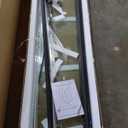 Corner Shower Enclosure, 36 in. D x 36 in. W x 72 in. H Double Sliding Glass Shower Door Square Opening Shower Enclosure with 1/4" Tempered Clear Glass Corner Shower Doors (Shower Base Not Included) (Black)