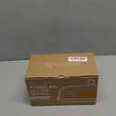 Nucookery Porcelain Butter Dish - Clean Table Design - Ceramic Butter Dishes with Lid for Countertop with Raised Non-Slip Strip - Holds 1 Standard Butter Stick - Easy to Clean & Dishwasher Safe. White