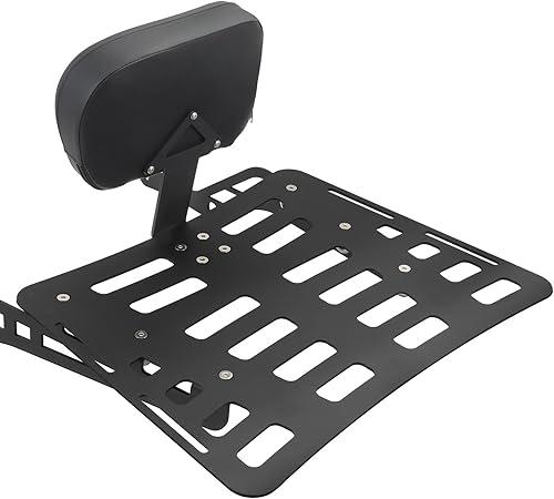 Detachable Backrest Sissy Bar + Luggage Rack Compatible With Can Am Spyder F3 F3-S F3-T, 2015-2024 (Gloss Black)